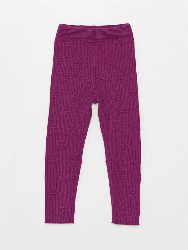LCW-baby-Collants-en-Tricot-Doux-Textur233-pour-B233b233-Fille-avec-Taille-201lastiqu233e LCW baby Collants en Tricot Doux Texturé pour Bébé Fille avec Taille Élastiquée Garantie Incluse