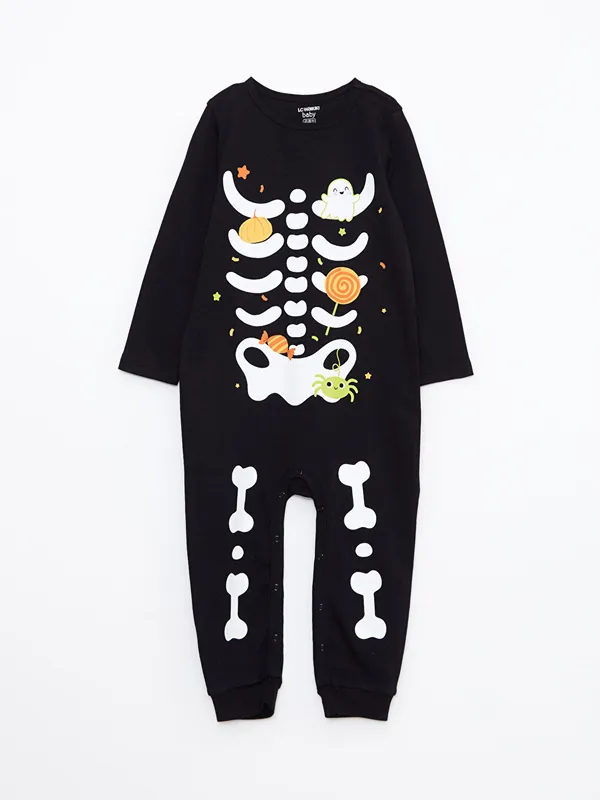 LCW-baby-Combinaison-Imprim233e-224-Manches-Longues-pour-Gar231ons-B233b233-avec-Col-Rond LCW baby Combinaison Imprimée à Manches Longues pour Garçons Bébé avec Col Rond Super Prix