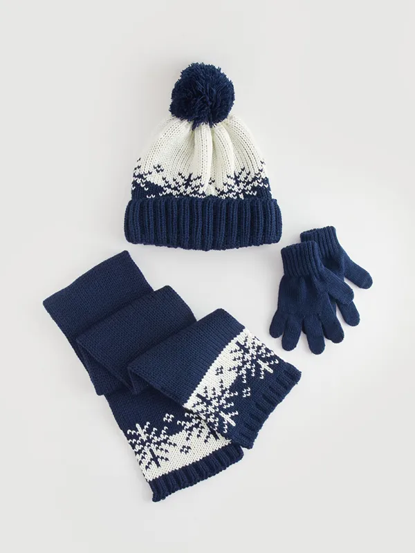 LCW-baby-Ensemble-201charpe-Bonnet-et-Gants-224-Motifs-B233b233-Gar231on Édition Limitée LCW baby Ensemble Écharpe, Bonnet et Gants à Motifs Bébé Garçon