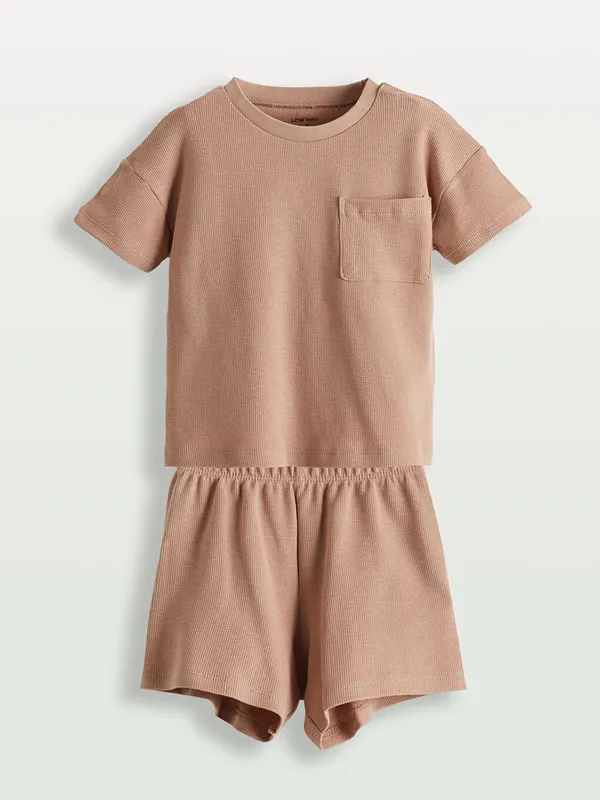 LCW-baby-Ensemble-Pyjama-Court-en-Coton-pour-Gar231ons-B233b233 LCW baby Ensemble Pyjama Court en Coton pour Garçons Bébé Fait Main