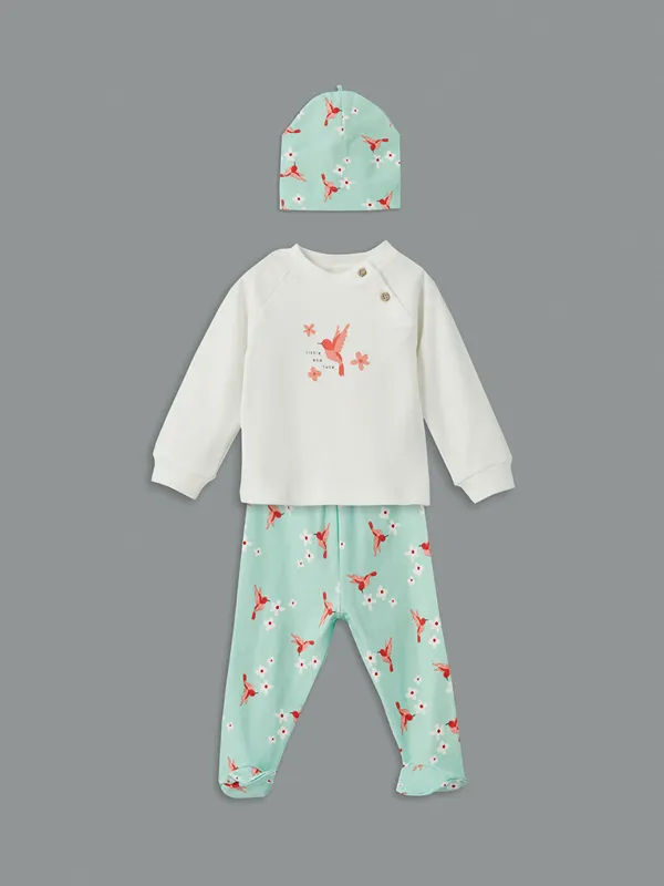 LCW-baby-Ensemble-d39H244pital-en-Coton-Imprim233-pour-Filles LCW baby Ensemble d'Hôpital en Coton Imprimé pour Filles Affaire À Saisir