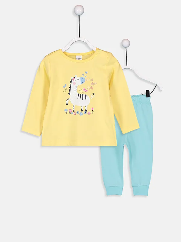 LCW-baby-Ensemble-de-Pyjamas-Imprim233s-pour-B233b233-Fille LCW baby Ensemble de Pyjamas Imprimés pour Bébé Fille Solde