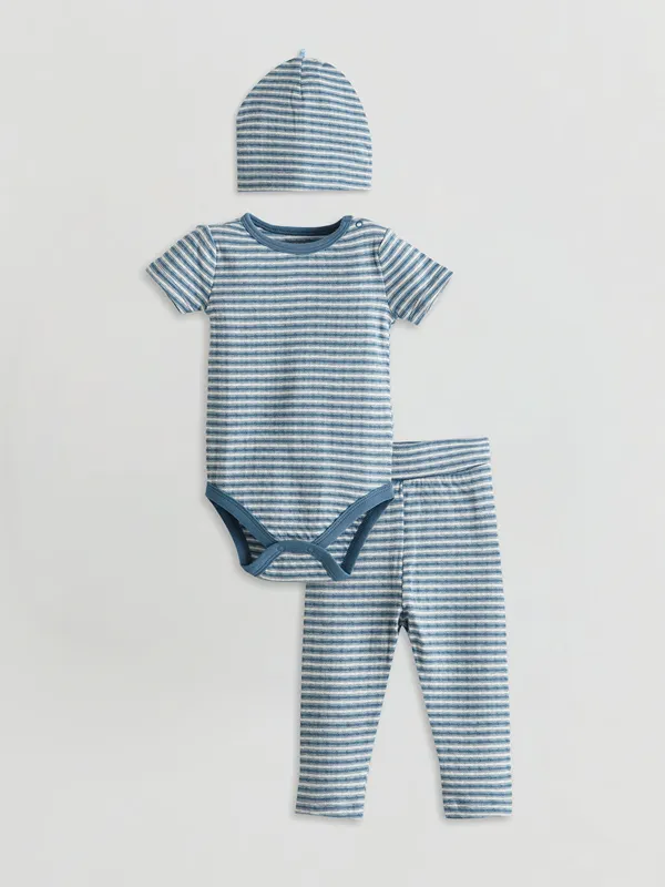 LCW-baby-Ensemble-de-Sortie-de-l39H244pital-pour-Gar231ons-en-Tissu-Organique Offre Limitée LCW baby Ensemble de Sortie de l'Hôpital pour Garçons en Tissu Organique
