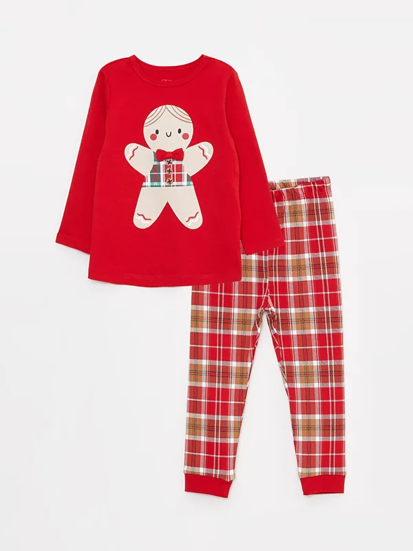 LCW-baby-Ensemble-de-pyjama-b233b233-gar231on-imprim233-224-col-rond-et-manches-longues LCW baby Ensemble de pyjama bébé garçon imprimé à col rond et manches longues Exclusif