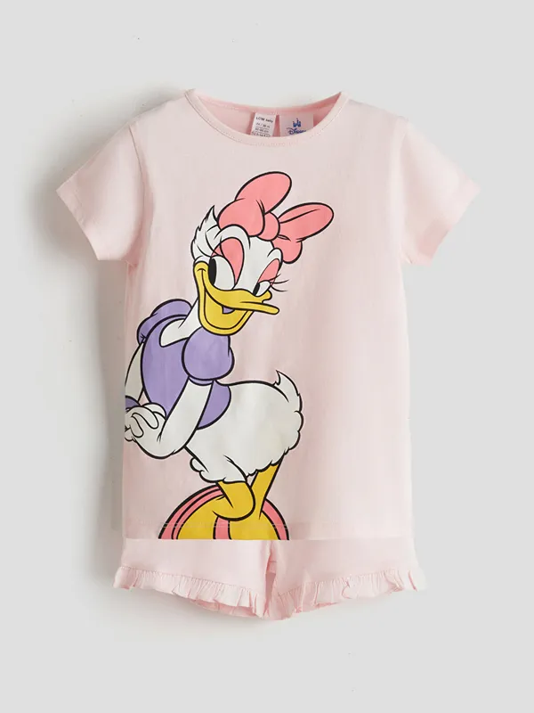 LCW-baby-Ensembles-pyjama-short-pour-b233b233s-filles-avec-imprim233-Daisy-Duck Artisanat LCW baby Ensembles pyjama short pour bébés filles avec imprimé Daisy Duck