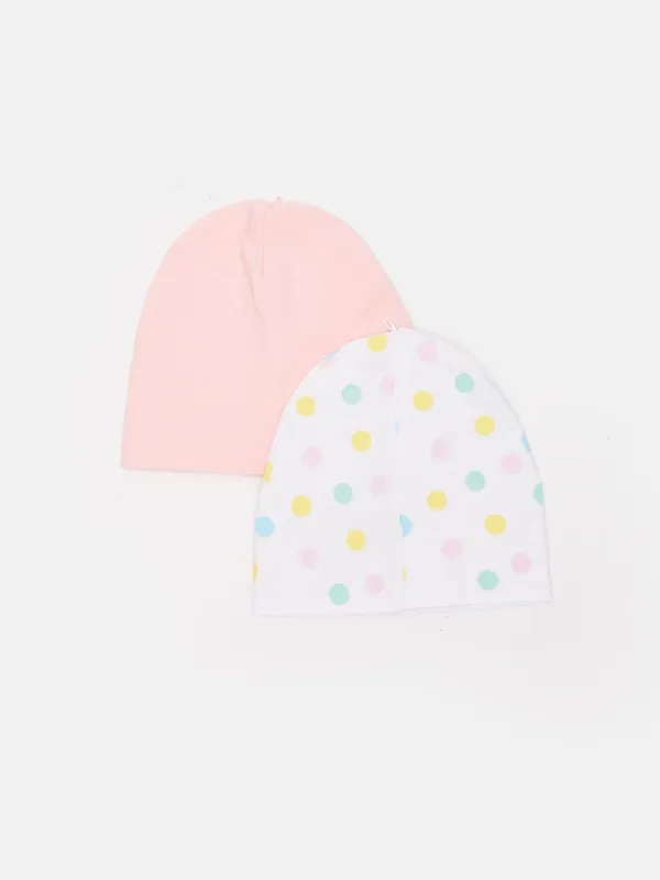 LCW-baby-Lot-de-2-B233rets-en-Coton-pour-B233b233-Fille Expédié Aujourd’hui LCW baby Lot de 2 Bérets en Coton pour Bébé Fille