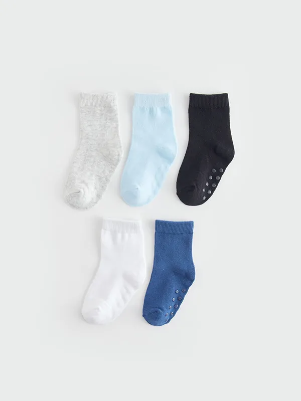 LCW-baby-Lot-de-5-Chaussettes-Basiques-pour-B233b233-Gar231on Livraison Express LCW baby Lot de 5 Chaussettes Basiques pour Bébé Garçon.