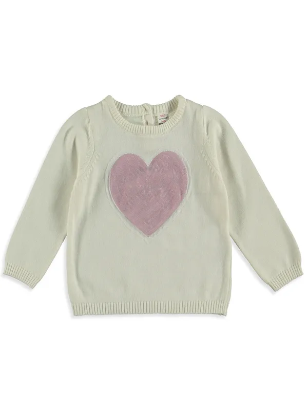 LCW-baby-Pull-Over-B233b233-Fille-Col-Rond LCW baby Pull-Over Bébé Fille Col Rond Bon Marché