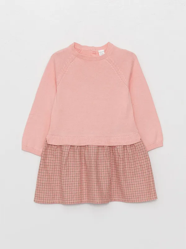 LCW-baby-Robe-B233b233-Filles-201cossaise-192-Col-Rond LCW baby Robe Bébé Filles Écossaise À Col Rond Quantité Limitée