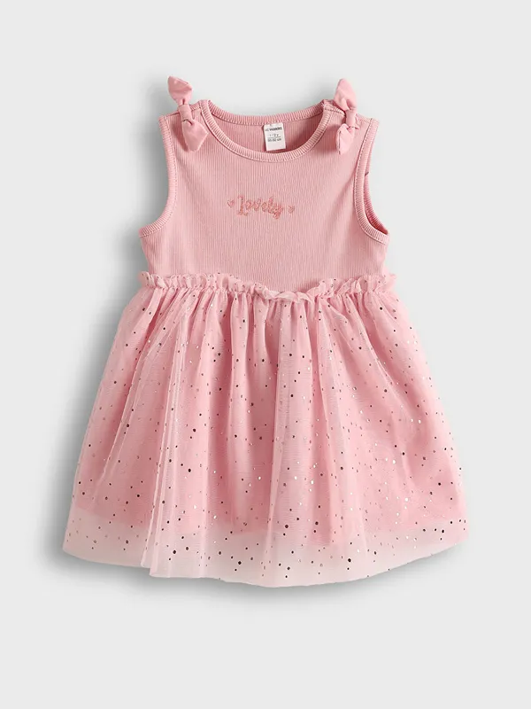 LCW-baby-Robe-C244tel233e-Brod233e-pour-Filles LCW baby Robe Côtelée Brodée pour Filles Haute Qualité