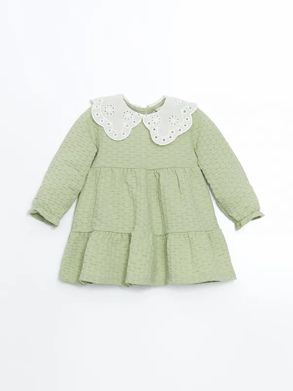 LCW-baby-Robe-pour-B233b233-Filles-224-Col-Claudine-Brod233 Authentique LCW baby Robe pour Bébé Filles à Col Claudine Brodé