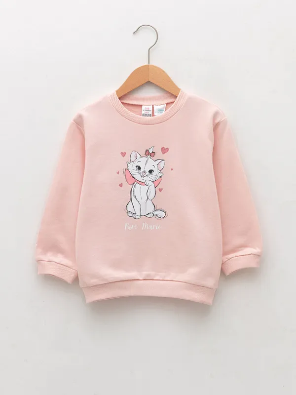 LCW-baby-Sweat-Shirt-B233b233-Fille-Manches-Longues-Imprim233-Aristochats-Col-Rond LCW baby Sweat-Shirt Bébé Fille Manches Longues Imprimé Aristochats Col Rond Retour Gratuit