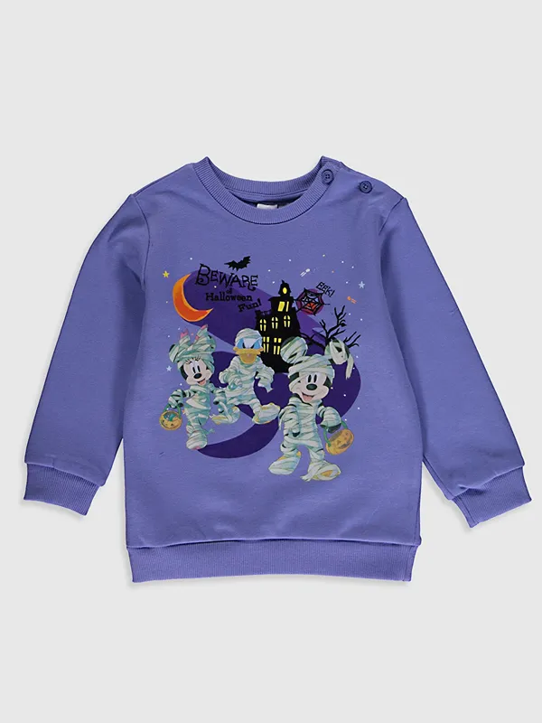LCW-baby-Sweatshirt-imprim233-Mickey-Mouse-b233b233-gar231on Bon Marché LCW baby Sweatshirt imprimé Mickey Mouse bébé garçon