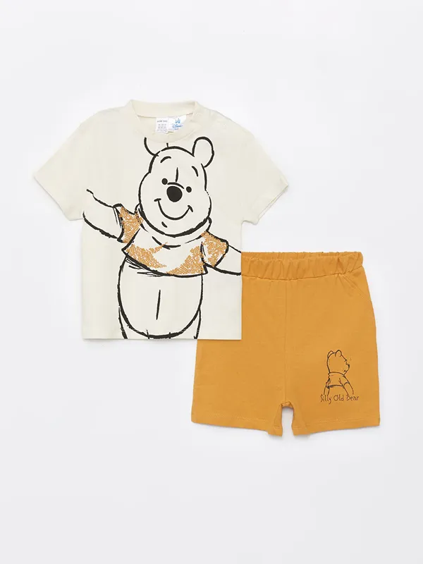 LCW-baby-T-shirt-et-Shorts-pour-B233b233-Gar231ons-Imprim233s-Winnie-l39Ourson-224-Col-Rond---Lot-de-2 Promotion LCW baby T-shirt et Shorts pour Bébé Garçons Imprimés Winnie l'Ourson à Col Rond - Lot de 2