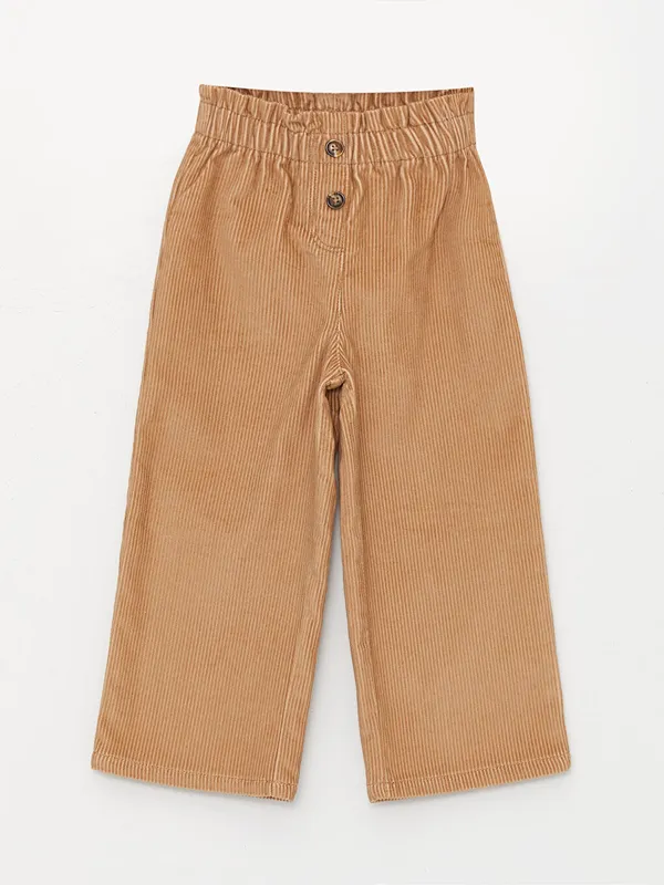 LCW-baby-Taille-201lastique-Basique-Pantalon-en-Velours-pour-B233b233-Fille LCW baby Taille Élastique Basique Pantalon en Velours pour Bébé Fille Expédition Rapide