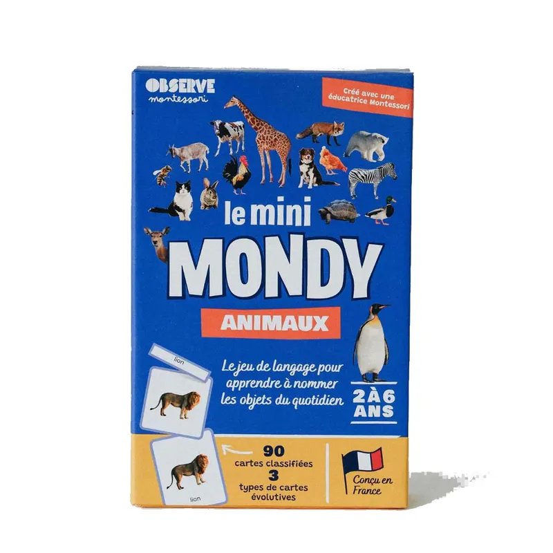 90-Cartes-imagier-Animaux-Le-Mini-Mondy-21100 90 Cartes imagier "Animaux" Le Mini Mondy Satisfait Ou Remboursé