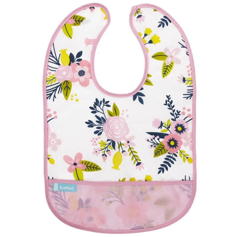 Bavoir-12-36-mois-Pink-Garden-Flowers-21895 Tendance Bavoir 12-36 mois Pink Garden Flowers