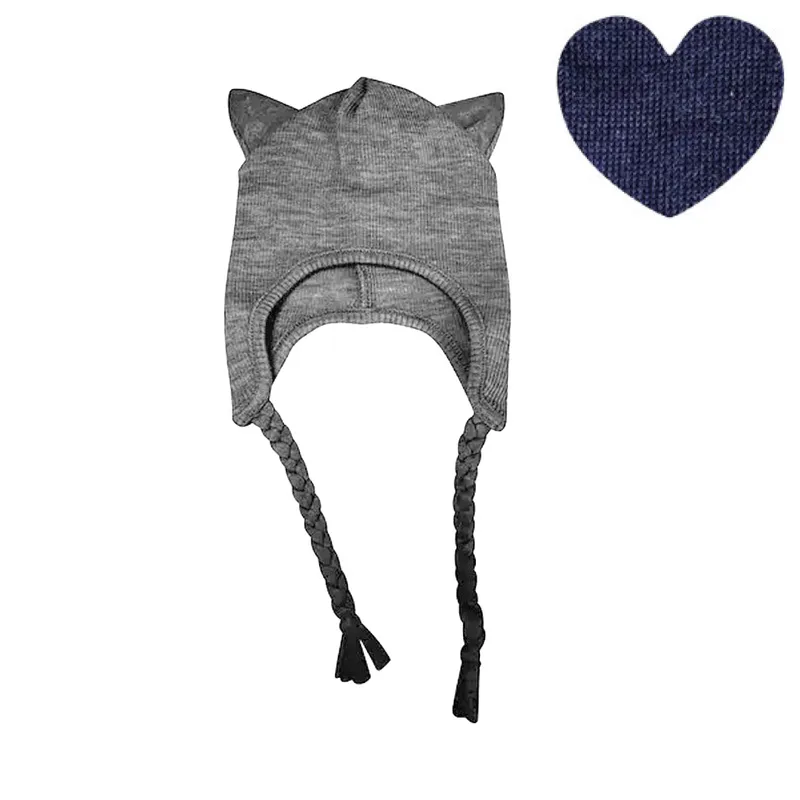 Bonnet-Chaton-ajustable-en-pure-laine-mérinos-Twilight-Blue-22279 Bonnet Chaton ajustable en pure laine mérinos Twilight Blue Prix Cassé