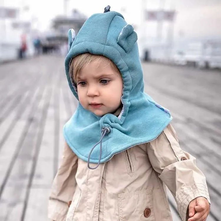 Cagoule-ajustable-en-coton-0-à-4-ans---Dust-Mint-22302 Cagoule ajustable en coton 0 à 4 ans - Dust Mint Pas Cher