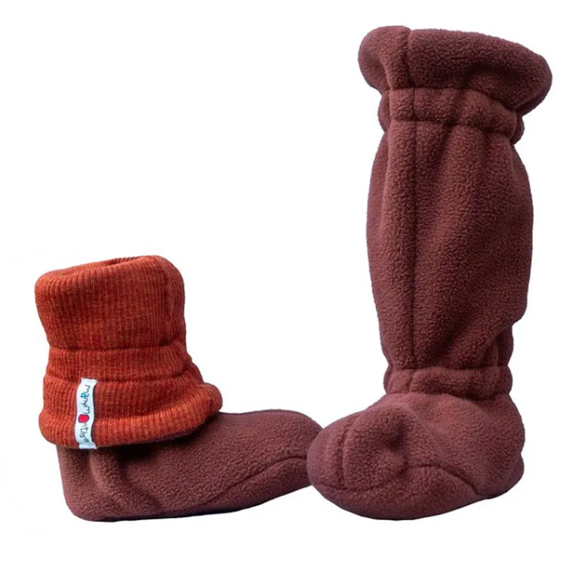 Chaussons-de-Portage-ajustables-en-lainepolaire-Classic-Rich-Amber--Dark-Rust-22846 Chaussons de Portage ajustables en laine/polaire Classic Rich Amber / Dark Rust Seulement Aujourd’hui