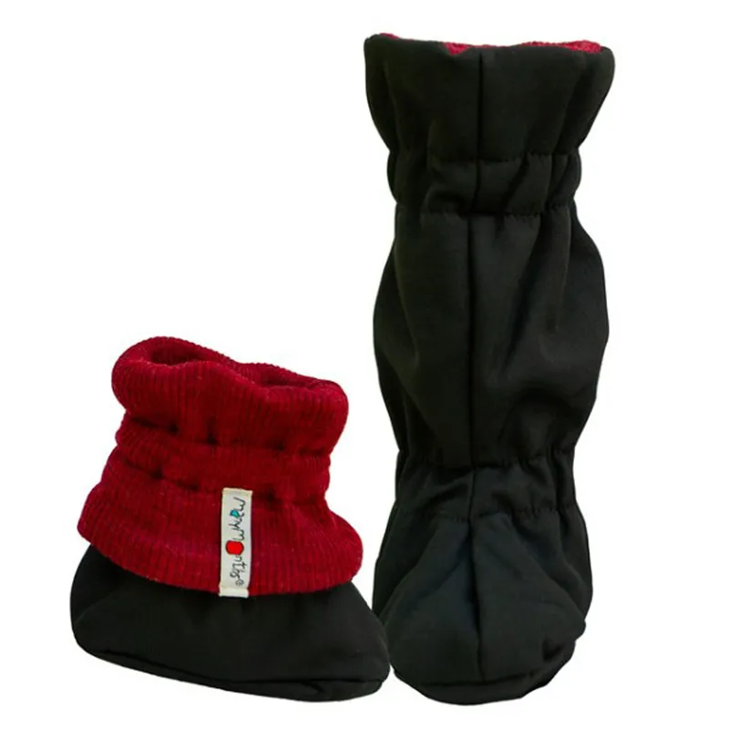 Chaussons-de-Portage-ajustables-en-lainesoftshell-Wild-Pomegranate-Black-22859 Quantité Limitée Chaussons de Portage ajustables en laine/softshell Wild Pomegranate/ Black