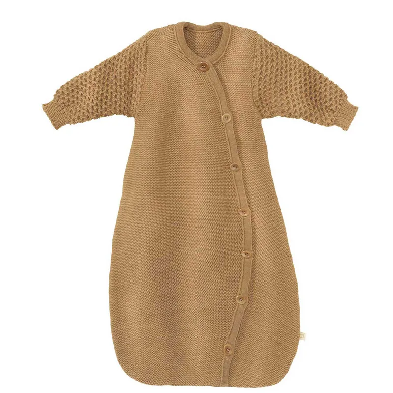 Gigoteuse-avec-manche-en-laine-merinos-Caramel-Taille-1-23107 Gigoteuse avec manche en laine merinos Caramel Taille 1 Commander Maintenant