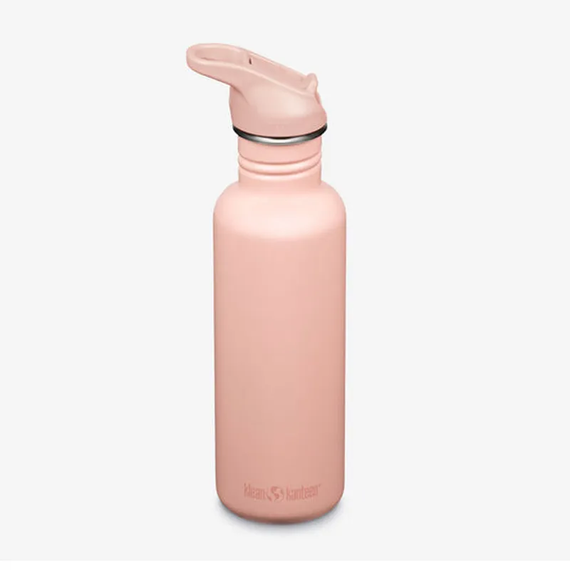 Gourde-Inox-Classique-800-ml-bouchon-Sport-peach-parfait-22212 Livraison Mondiale Gourde Inox Classique 800 ml bouchon Sport peach parfait