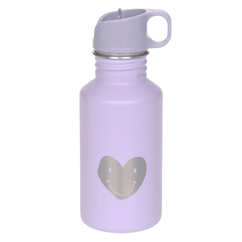 Gourde-en-inox-500-ml-Little-Gang-Heart-lilac-23204 Gourde en inox 500 ml Little Gang Heart lilac Top Vente