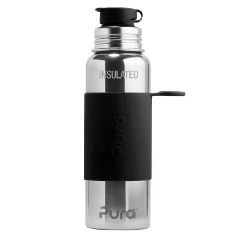 Gourde-sport-isotherme-en-inox-650-ml---Black-22237 Petit Prix Gourde sport isotherme en inox 650 ml - Black
