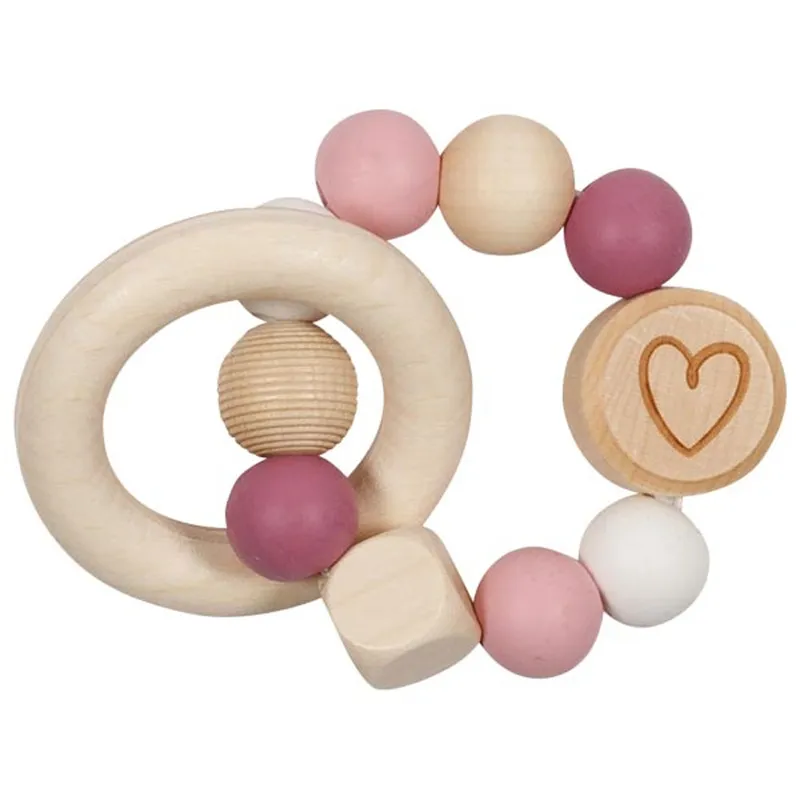 Hochet-bois-flexible-coeur-rose-20382 Must-Have Hochet bois flexible coeur rose
