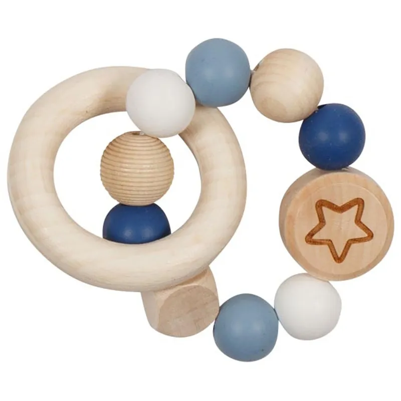 Hochet-bois-flexible-étoile-bleu-20385 Hochet bois flexible étoile bleu Bon Marché