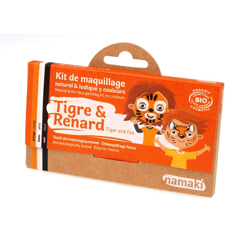 Kit-de-Maquillage-3-couleurs-Tigre-et-Renard-20591 Populaire Kit de Maquillage 3 couleurs Tigre et Renard