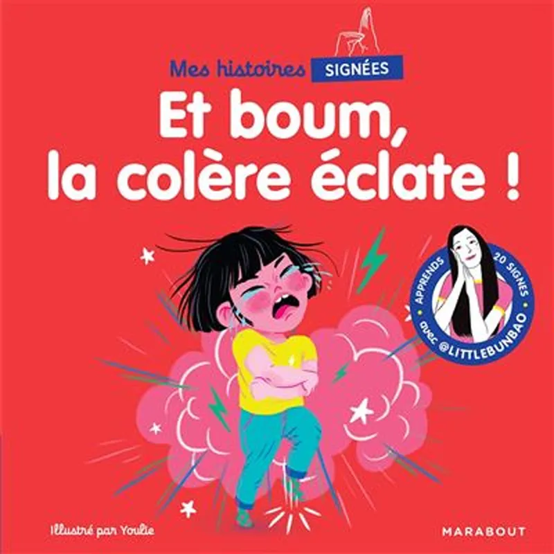 Livre-Mes-histoires-signées---Et-boum-la-colère-éclate--20734 Livre Mes histoires signées - Et boum, la colère éclate ! Fait Main