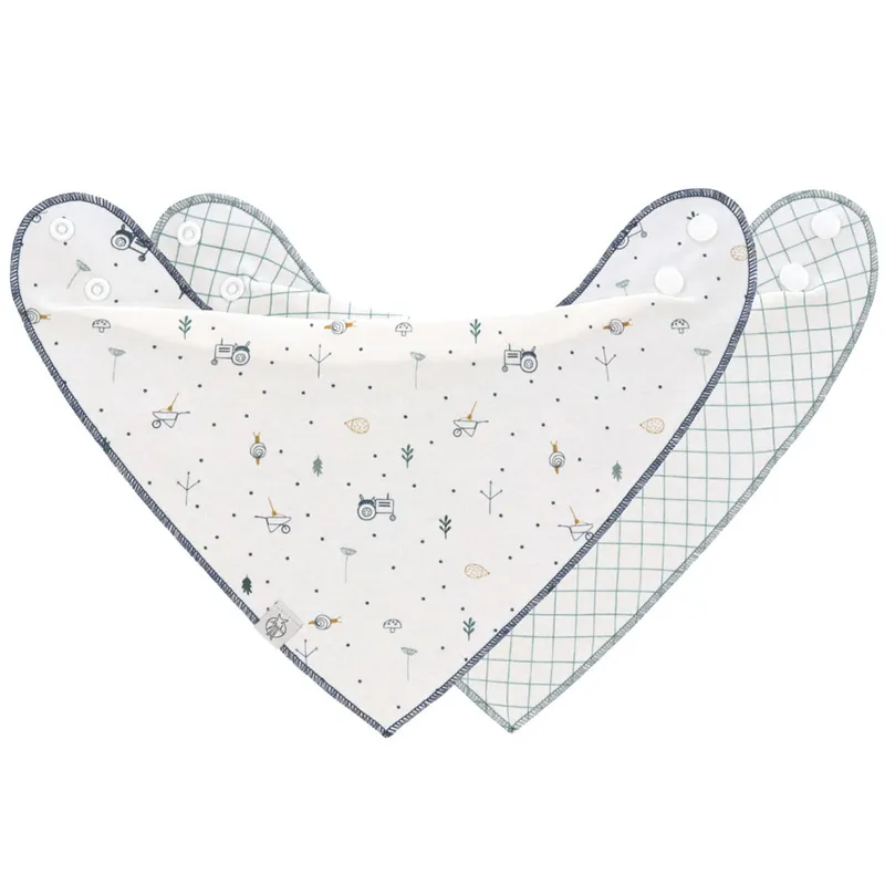 Lot-de-2-bavoirs-Bandanas-0-24-mois-Garden-Explorer-Tracteur-22045 Lot de 2 bavoirs Bandanas 0-24 mois Garden Explorer Tracteur Garantie Incluse