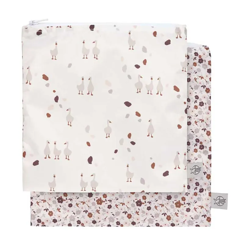 Lot-de-2-pochettes-à-snack-Oie-23251 Marque Lot de 2 pochettes à snack Oie