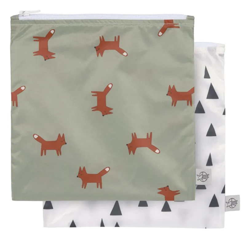 Lot-de-2-pochettes-à-snack-Renard-23252 Lot de 2 pochettes à snack Renard Achetez Aujourd’hui