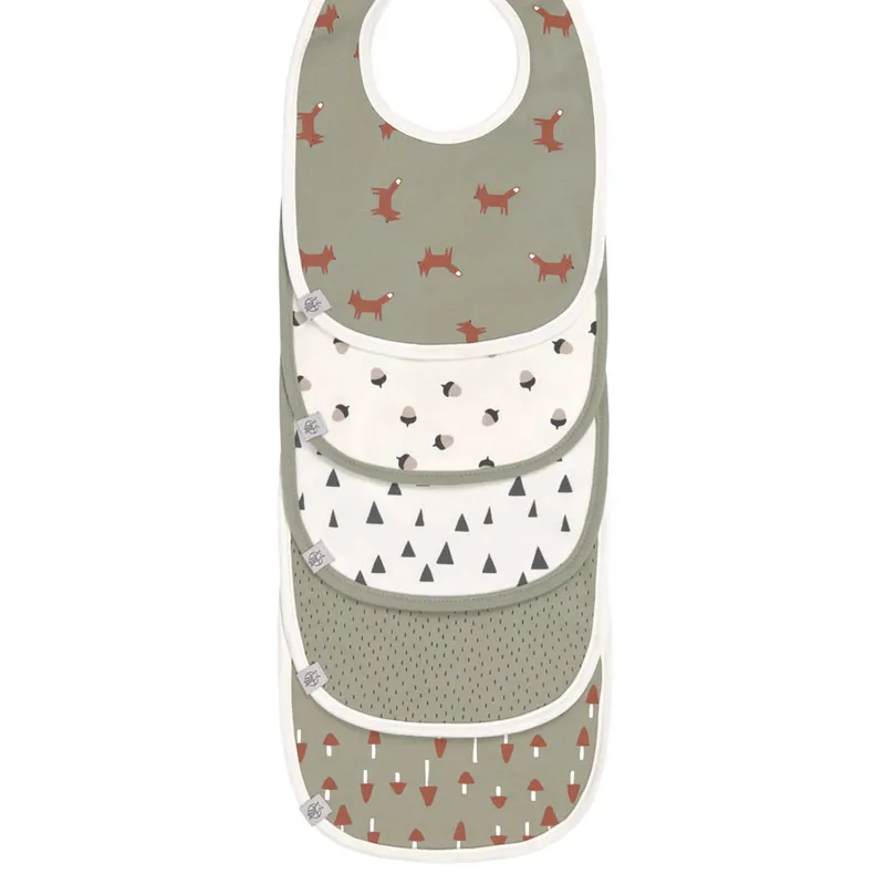 Lot-de-5-bavoirs-en-éponge-imperméable-3-18-mois-Little-Forest-Renard-22095 Expédition Rapide Lot de 5 bavoirs en éponge imperméable 3-18 mois Little Forest Renard