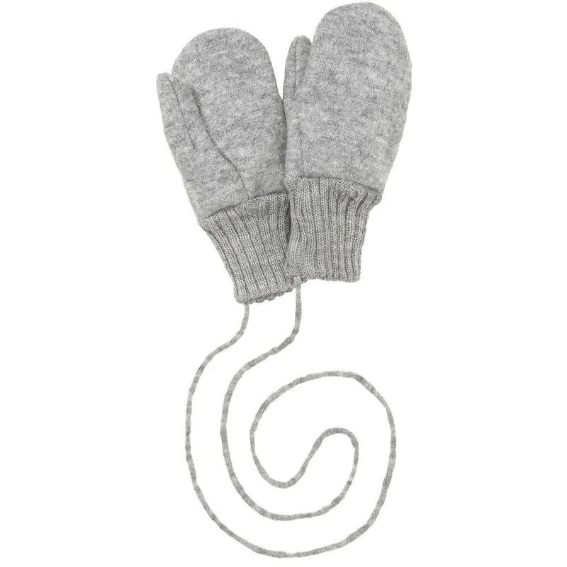 Moufles-en-laine-bouillie-Gris-22402 Offre Exclusive Moufles en laine bouillie Gris
