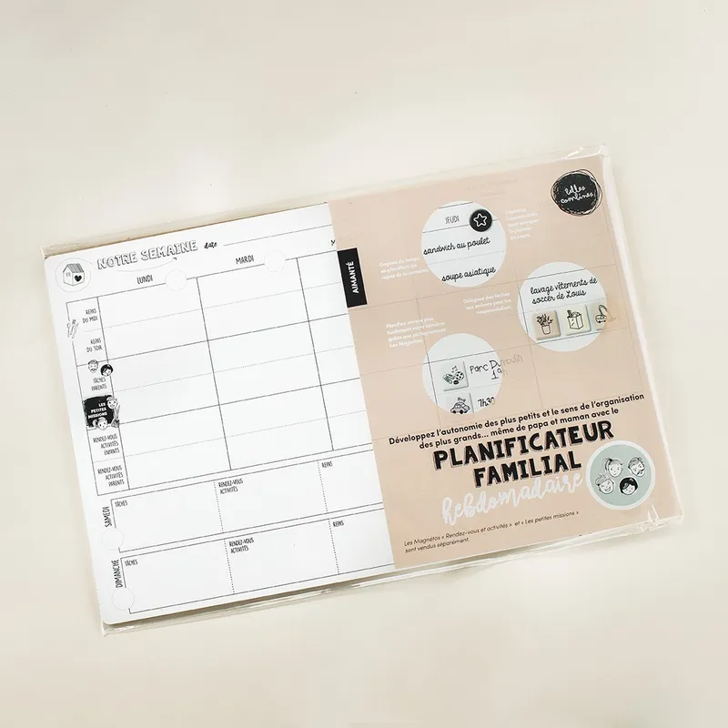 Planificateur-magnétique-Familial-Hebdomadaire-20678 Planificateur magnétique Familial Hebdomadaire Meilleure Qualité
