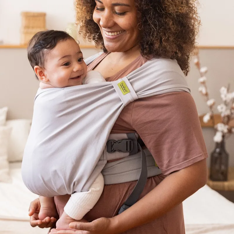 Porte-bébé-hybride-Boba-Bliss-Gris-23422 Expédition Rapide Porte-bébé hybride Boba Bliss Gris