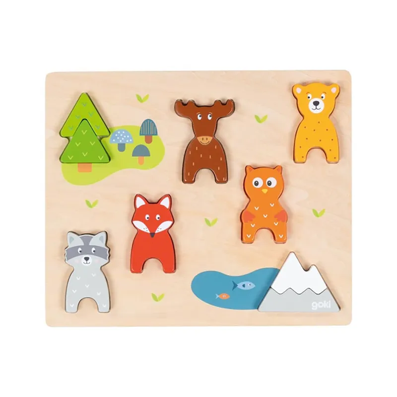 Puzzle-et-figurine-Animaux-de-la-Forêt-21391 Puzzle et figurine Animaux de la Forêt Expédié Aujourd’hui