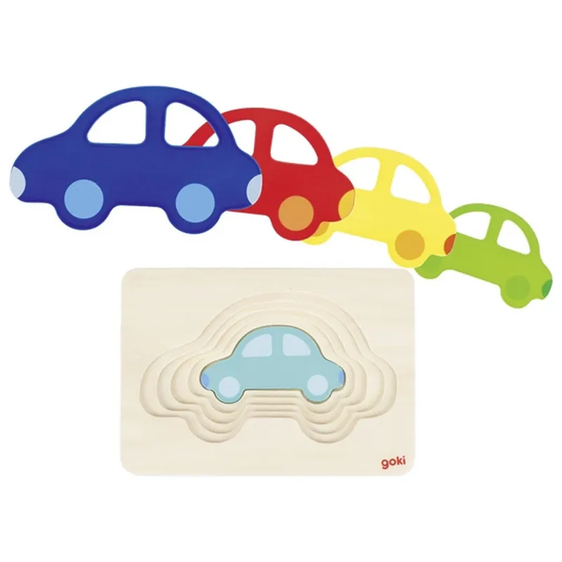 Puzzle-à-couches-La-voiture-5-éléments-21368 Puzzle à couches La voiture 5 éléments Original