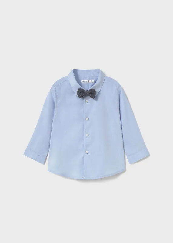 Camisa-con-pajarita-bebé-6992 Camisa con pajarita bebé Dernière Chance