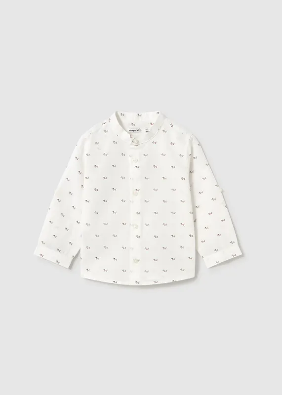 Camisa-manga-larga-cuello-mao-bebé-7067 Camisa manga larga cuello mao bebé Meilleur Prix