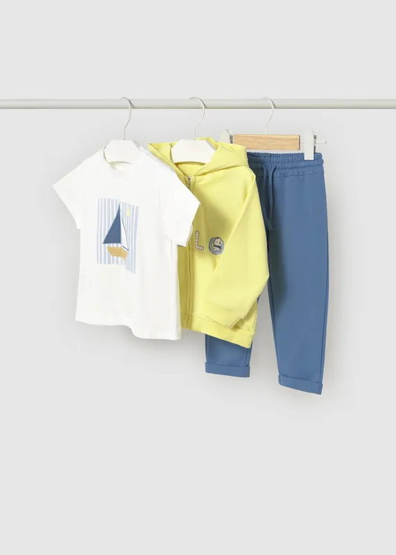 Chándal-con-camiseta-velero-bebé-4631 Gros Lot Chándal con camiseta velero bebé