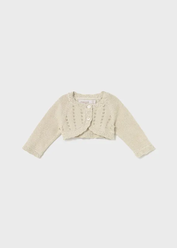 Rebeca-bolero-tricot-recién-nacida-6477 Rebeca bolero tricot recién nacida Prix Promo