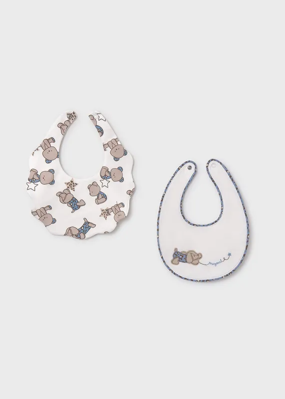 Set-2-baberos-bordados-impermeables-bebé-9162 Set 2 baberos bordados impermeables bebé Meilleure Vente