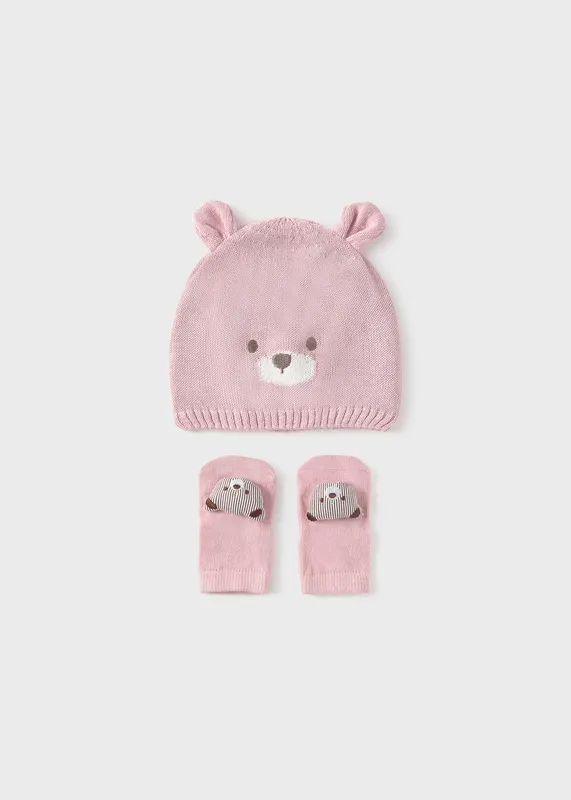 Set-gorro-y-calcetines-animal-recién-nacido-7551 Set gorro y calcetines animal recién nacido Produit De Marque