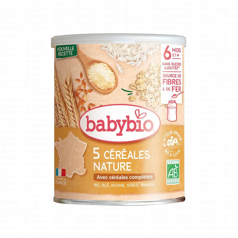 BABYBIO-Céréales---nature-dès-6-mois-et-+-pot-de-220g Prix Cassé BABYBIO Céréales - nature dès 6 mois et + pot de 220g