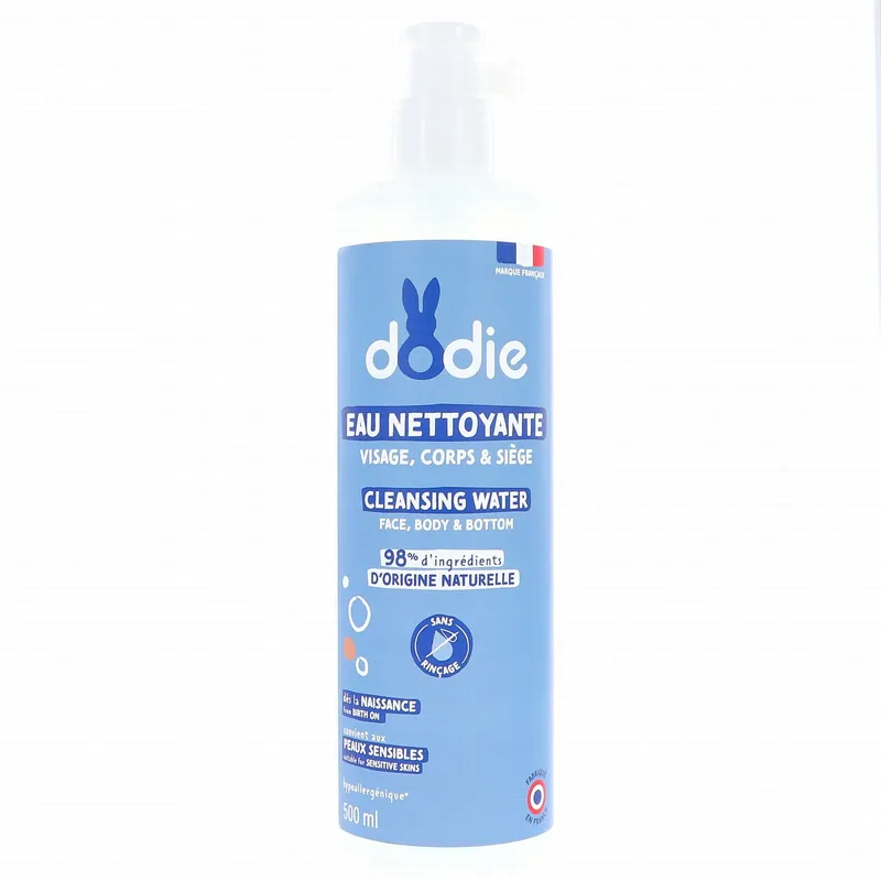 DODIE-Hygiène-et-Soin---Eau-nettoyante-3-en-1-bio-flacon-500ml Solde DODIE Hygiène et Soin - Eau nettoyante 3 en 1 bio flacon 500ml